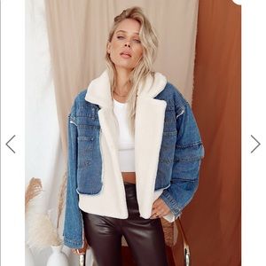 Yellowstone Sherpa Denim Jacket from 12th Tribe